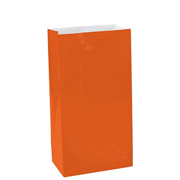 Orange Peel Mini Package Paper Bags 6in, 12pcs