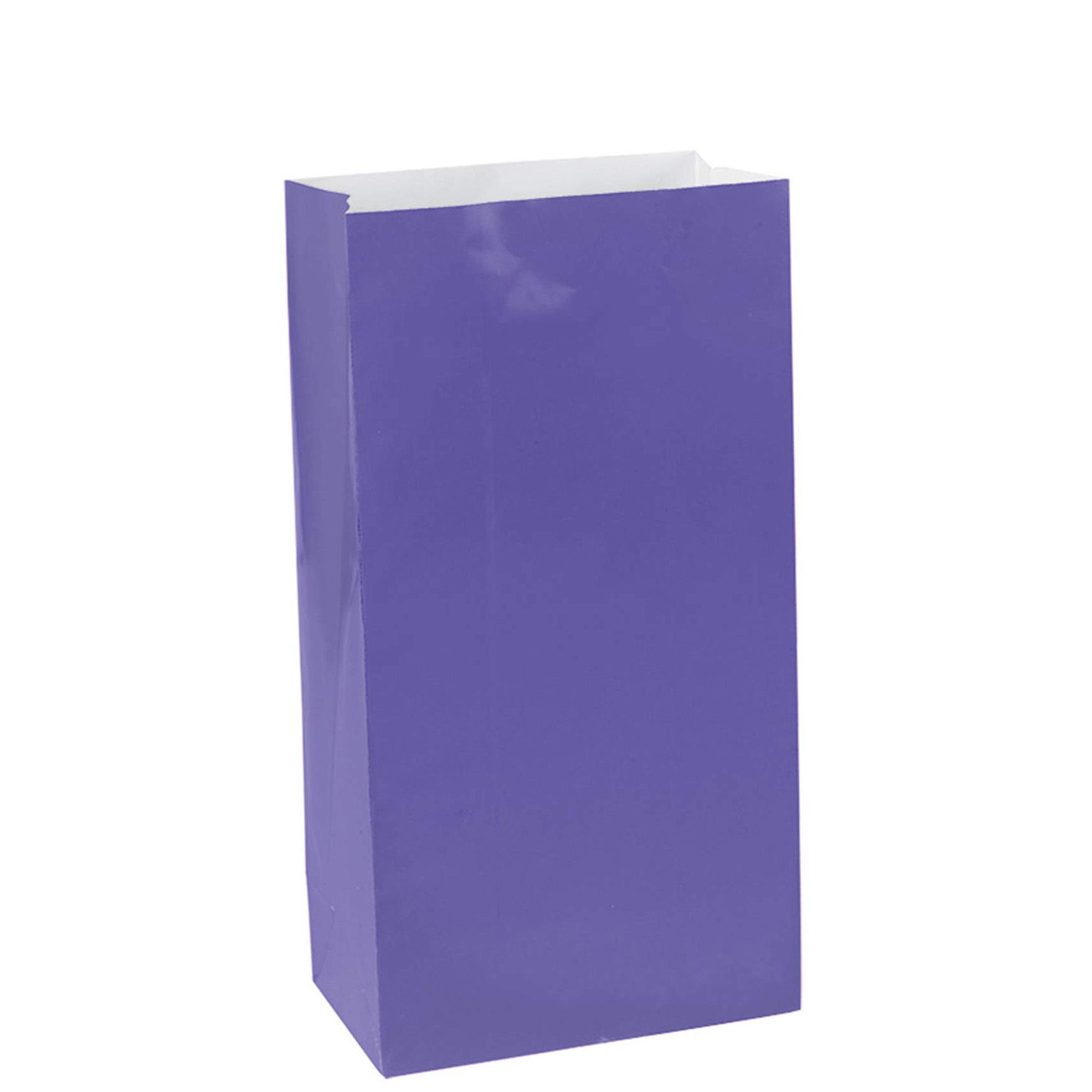New Purple Mini Package Paper Bags 6in, 12pcs