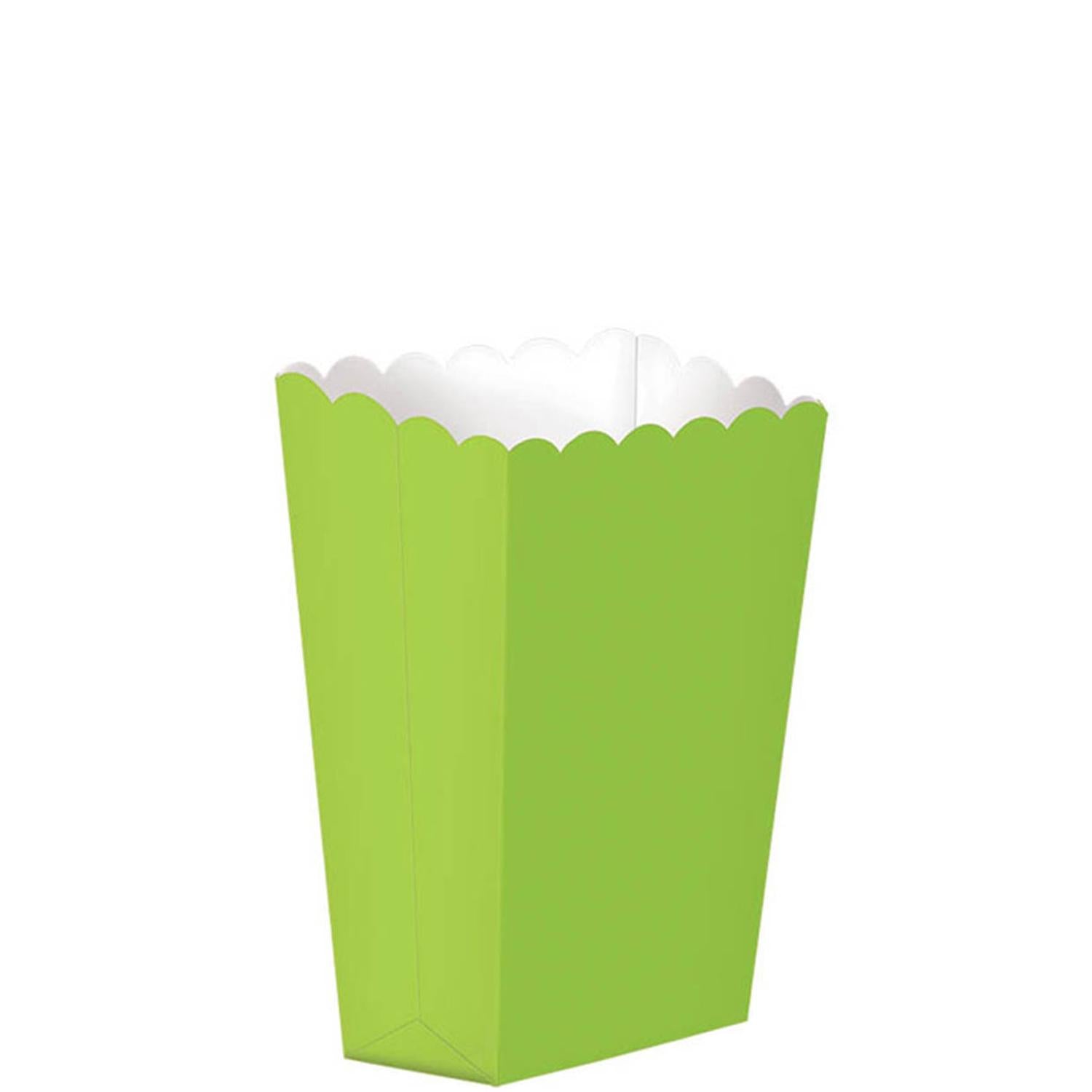 Kiwi Small Paper Popcorn Boxes 5pcs Favours - Party Centre