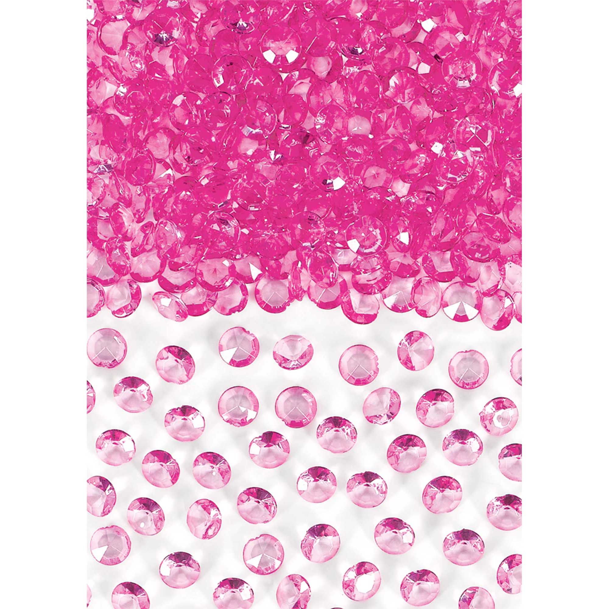 Bright Pink Confetti Gems 1oz
