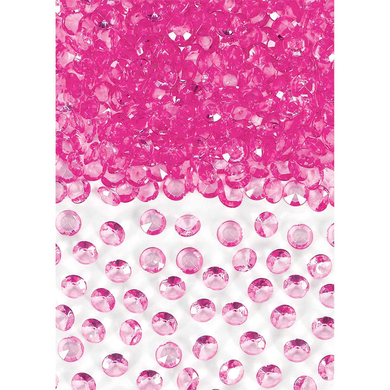 Bright Pink Confetti Gems 1oz