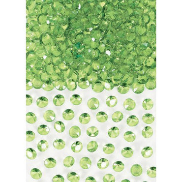 Honeydew Confetti Gems 1oz Decorations - Party Centre
