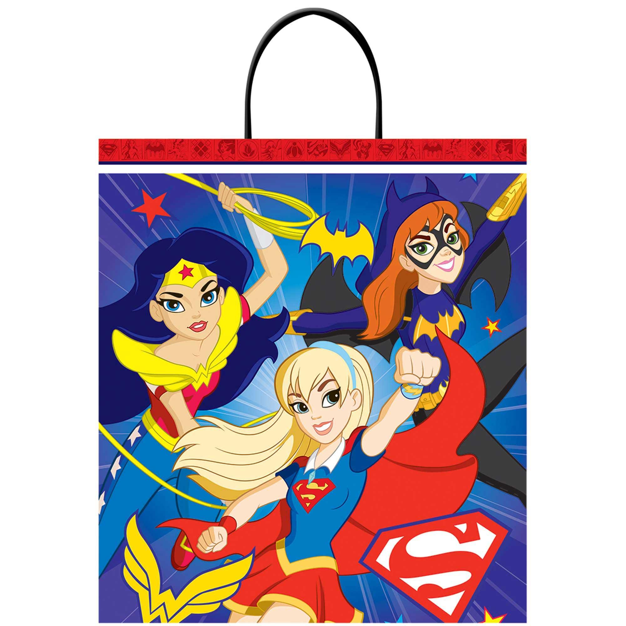 DC Superhero Girls Deluxe Plastic Loot Bag