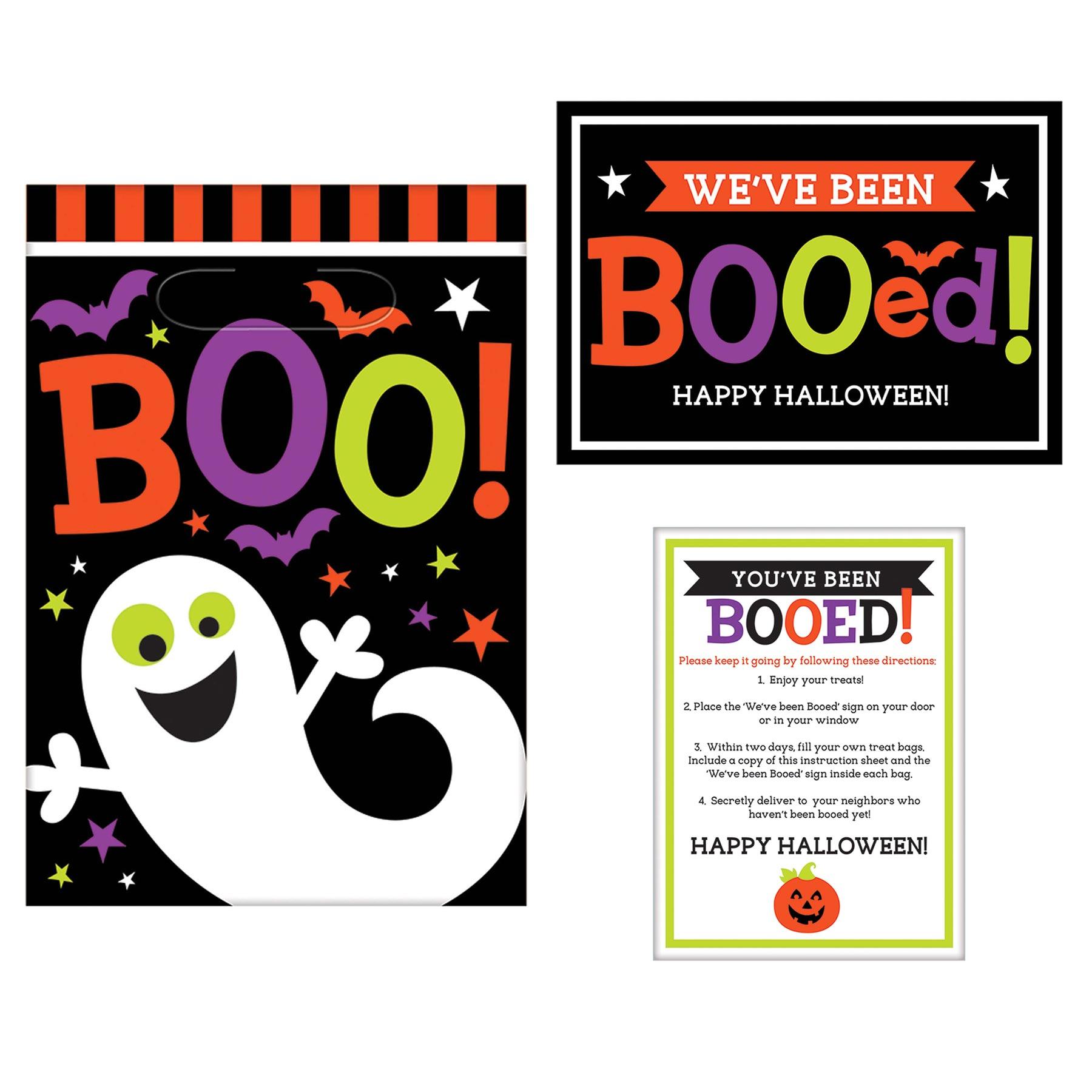 Boo Bag Riddles Halloween Trick or Treat Bags & Buckets - Party Centre