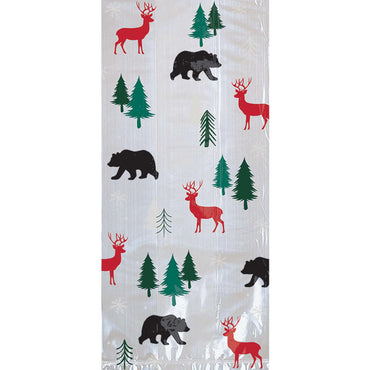 Christmas Cozy Large Cello Bags 20pcs Favours - Party Centre