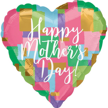 Happy Mother's Day Pops of Gold Foil Balloon 45cm Balloons & Streamers - Party Centre