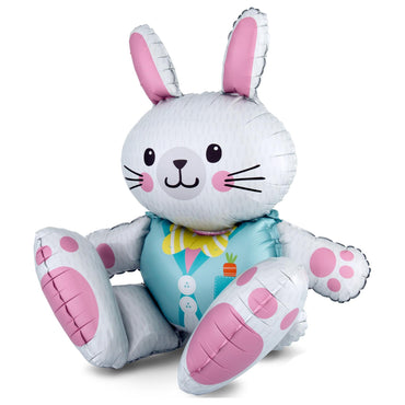 Large Sitting Bunny Multi-Balloon 71x76cm Balloons & Streamers - Party Centre