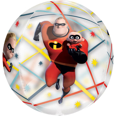 Incredibles 2 Orbz Balloon 38x40cm Balloons & Streamers - Party Centre