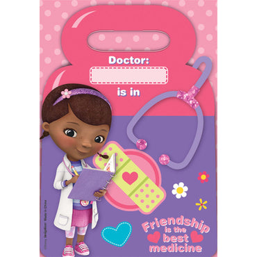 Disney Doc McStuffins Folded Loot Bags 8pcs
