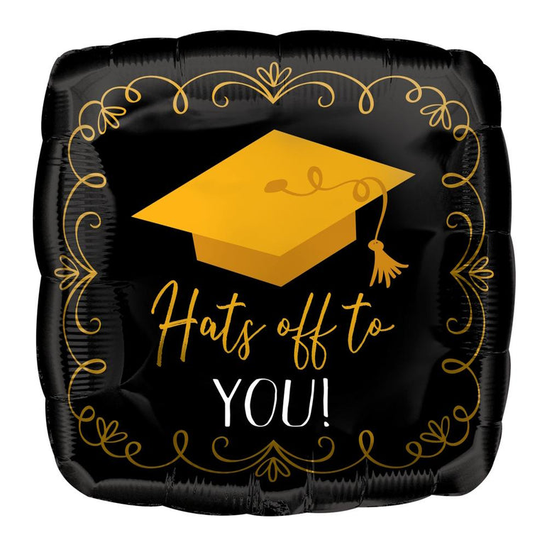 Hats Off to You Foil Balloon 45cm Balloons & Streamers - Party Centre