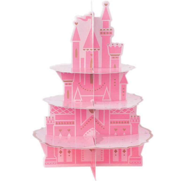Disney Princess Cardboard Castle Treat Stand Party Accessories - Party Centre