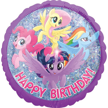 My Little Pony Friendship Happy Birthday Balloon 45cm Balloons & Streamers - Party Centre
