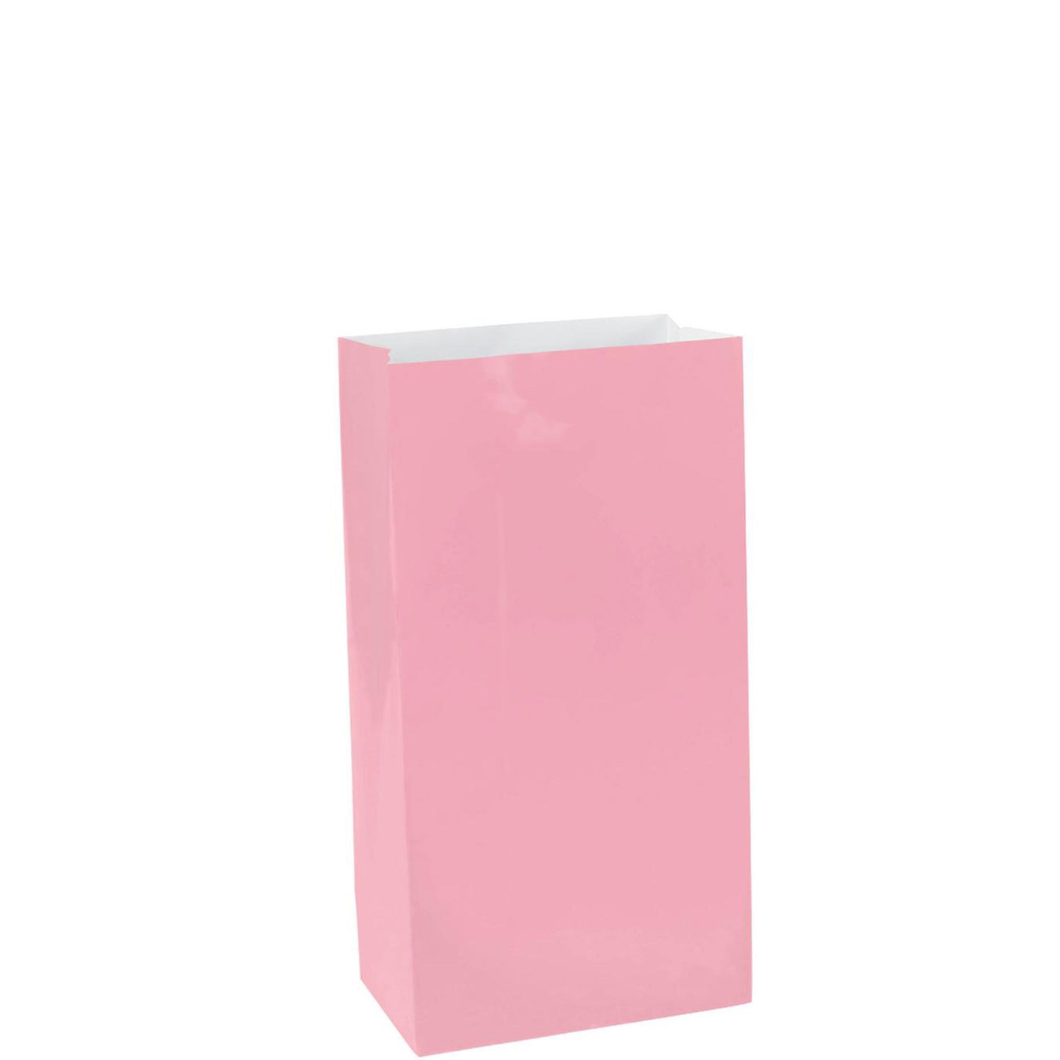 New Pink Bag Packaged Paper Bags 12pcs Favours - Party Centre