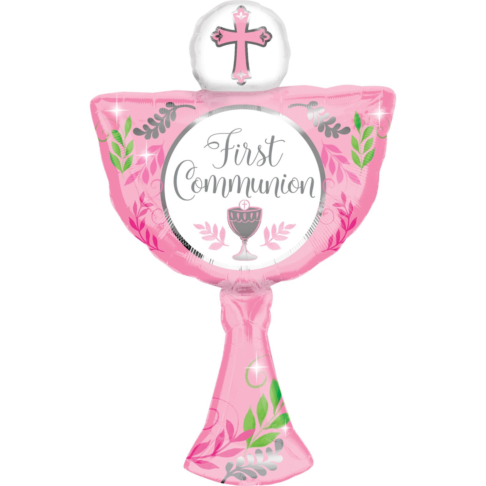 Communion Day Girl SuperShape 50x78cm Balloons & Streamers - Party Centre