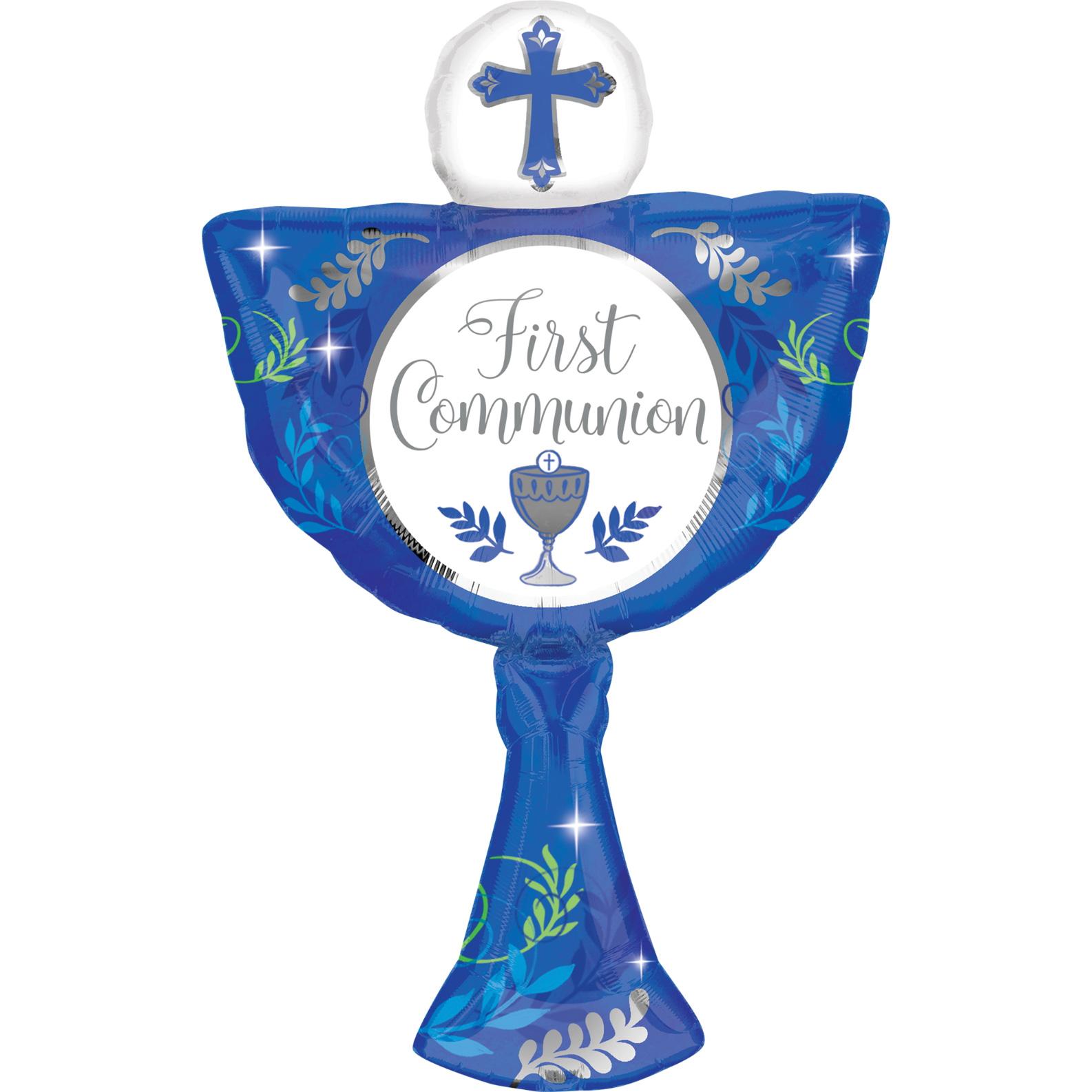 Communion Day Boy SuperShape 50x78cm Balloons & Streamers - Party Centre