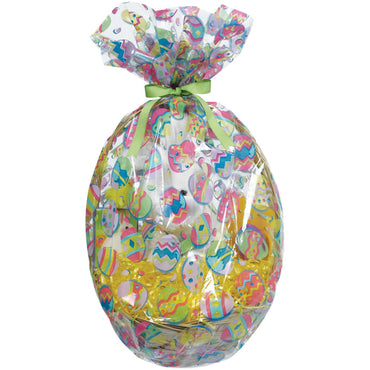 Easter Cello Basket Bag Painted Egg Favours - Party Centre