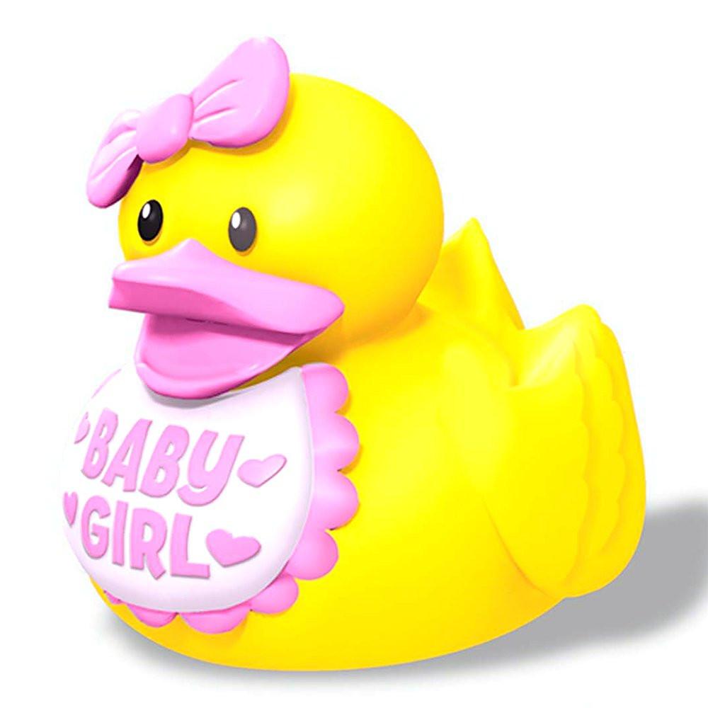 Baby Shower Girl Rubber Duck Favors 2in, 3pcs Party Favors - Party Centre