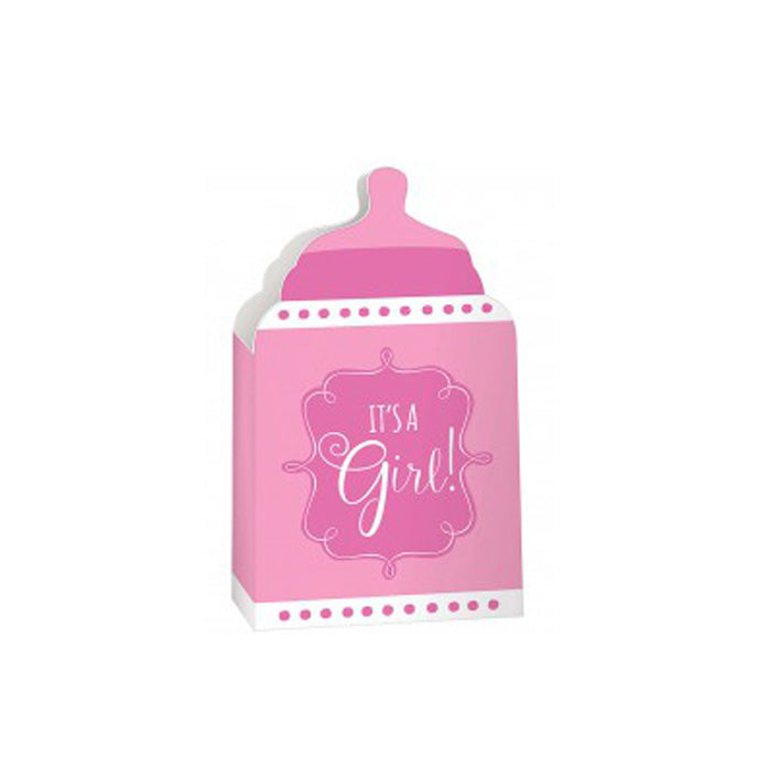 Baby Shower Girl Bottle Paper Containers 24pcs