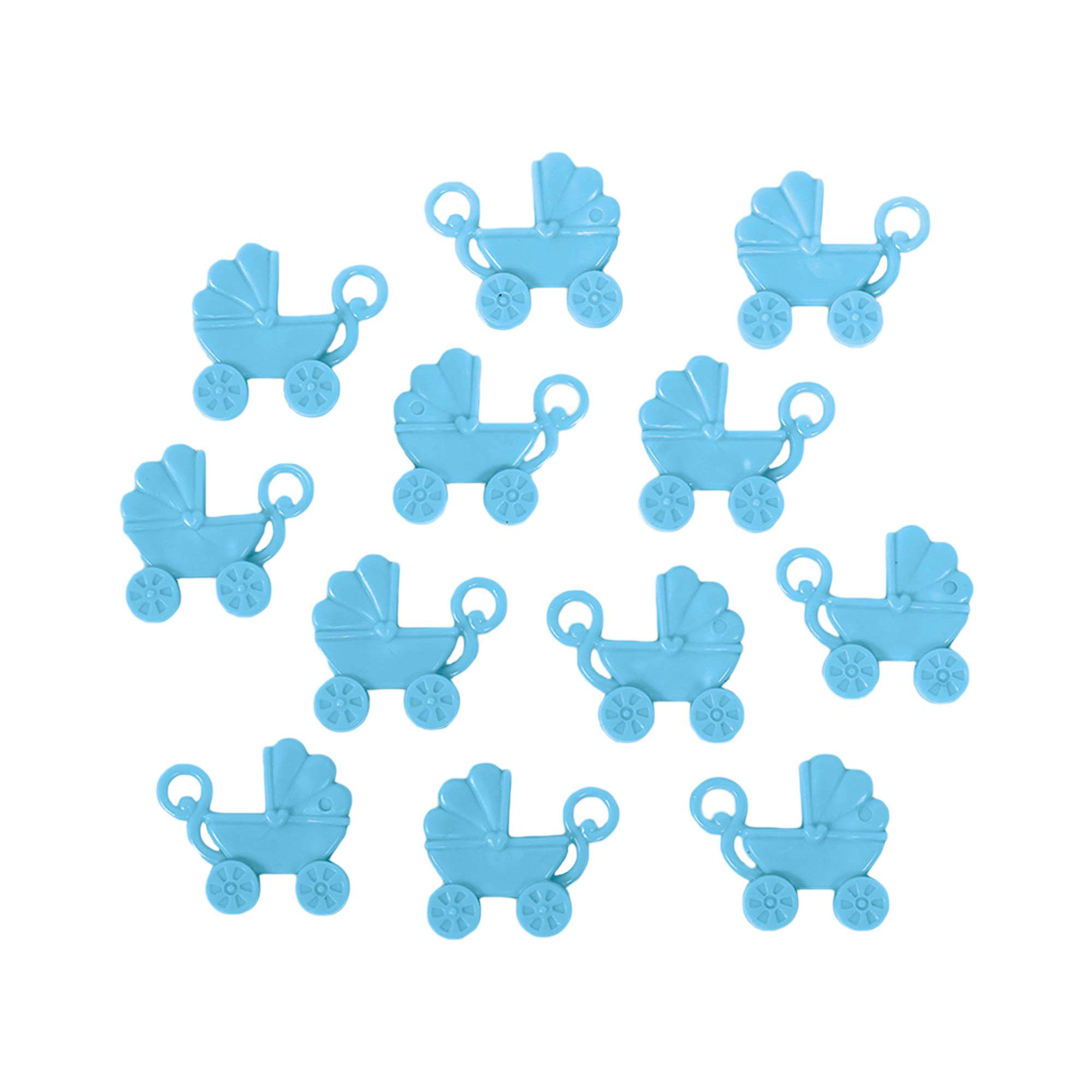 Baby Shower Blue Baby Carriage Favors 12pcs Party Favors - Party Centre