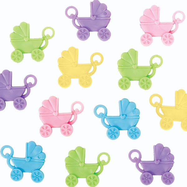 Baby Shower Neutral Baby Carriage Favors 12pcs
