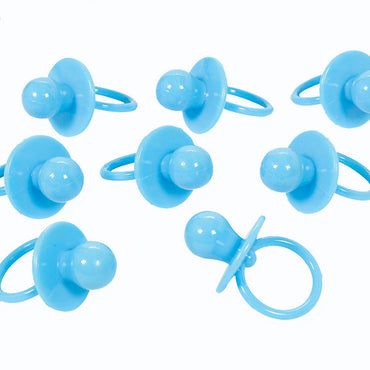 Baby Shower Large Blue Pacifier Favors 8pcs