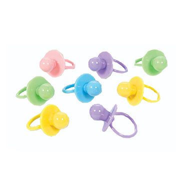 Baby Shower Large Neutral Pacifier Favors 8pcs