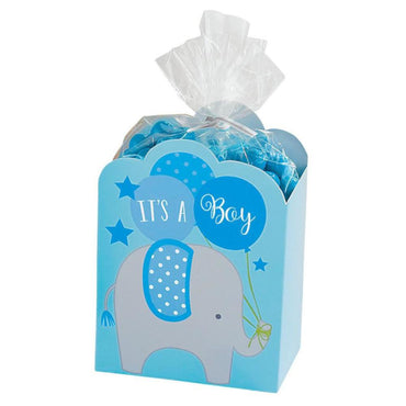 Boy Baby Shower Blue Favor Boxes 8pcs Party Favors - Party Centre
