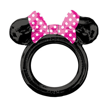 Minnie Mouse Frame Balloon 73x71cm Balloons & Streamers - Party Centre