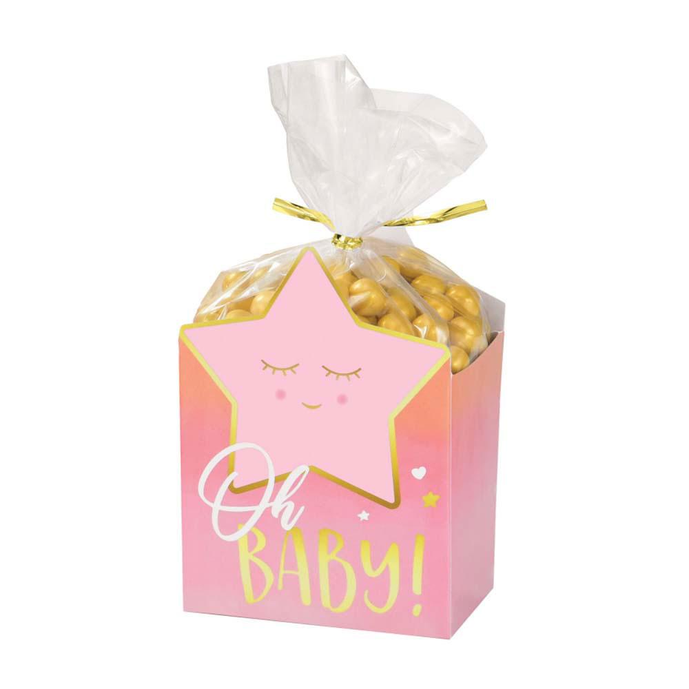 Oh Baby Girl Favor Box Kit 8pcs Party Favors - Party Centre