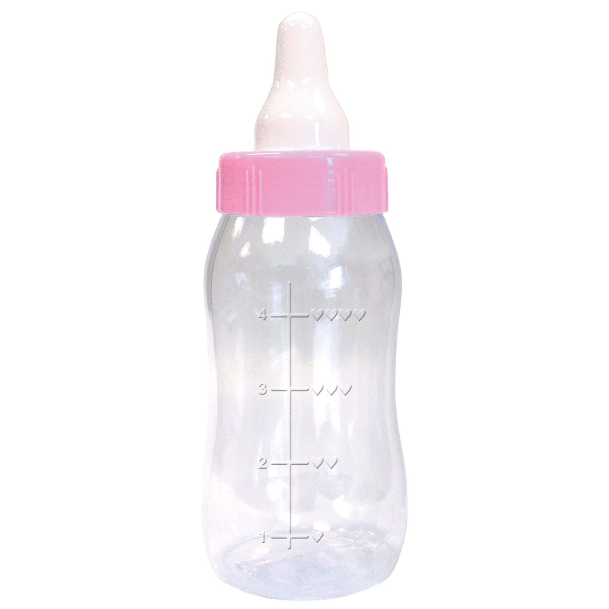 Pink Baby Bottle Bank Party Favors - Party Centre
