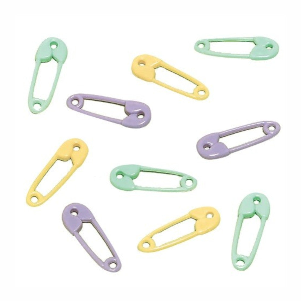 Multi-colored Safety Pins Baby Shower Favors  24pcs Party Favors - Party Centre