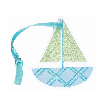 Sailboat Favor Tags With Tie 12pcs Party Favors - Party Centre
