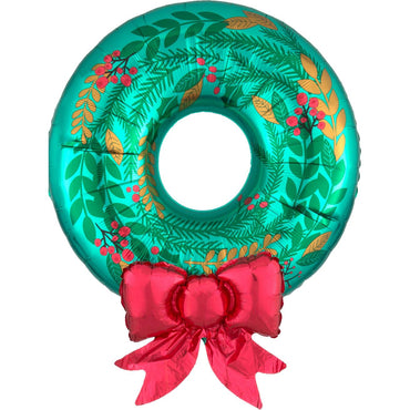 Satin Wreath Mutli-Balloon 68x76cm Balloons & Streamers - Party Centre