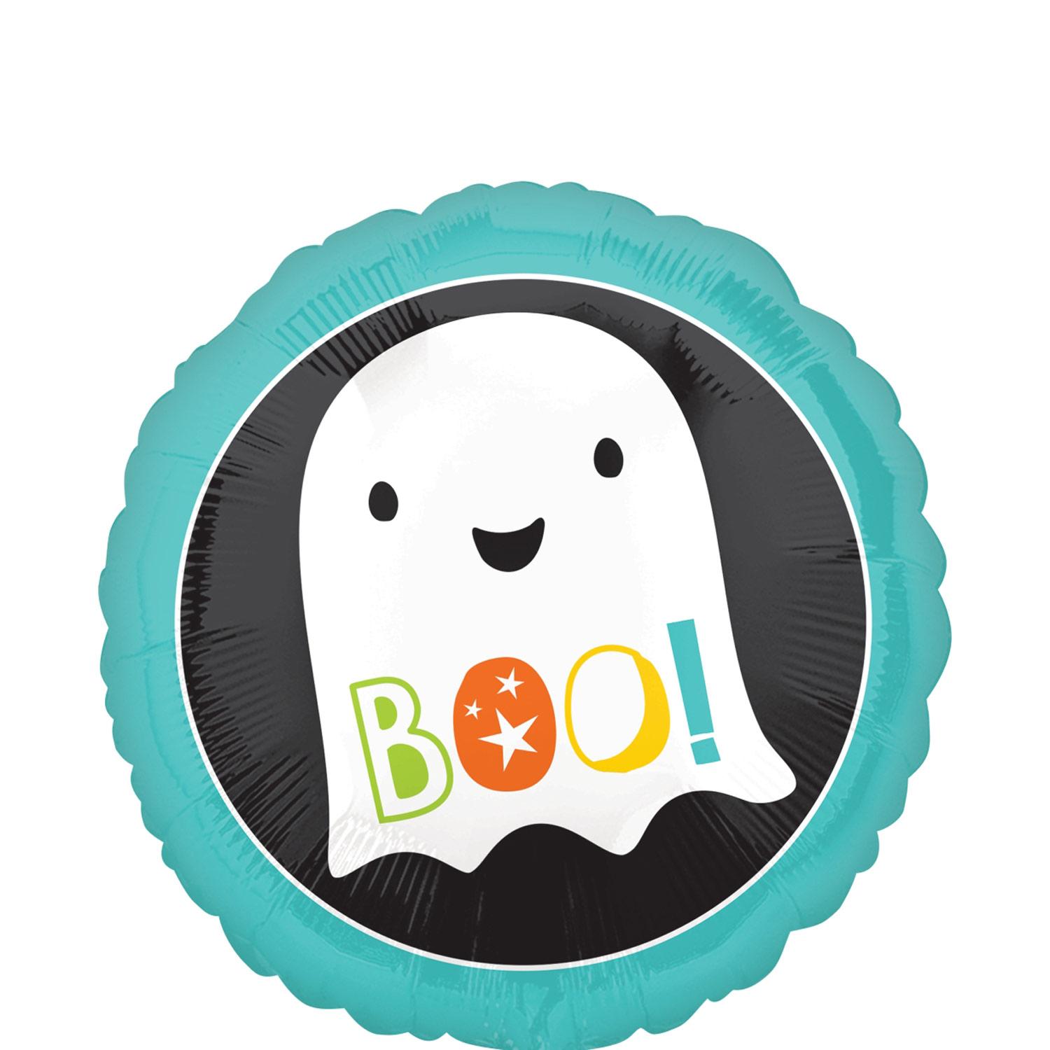 Boo Ghost Foil Balloon 45cm Balloons & Streamers - Party Centre