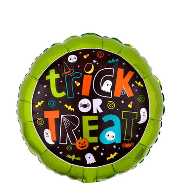 Trick or Treat Foil Balloon 45cm Balloons & Streamers - Party Centre