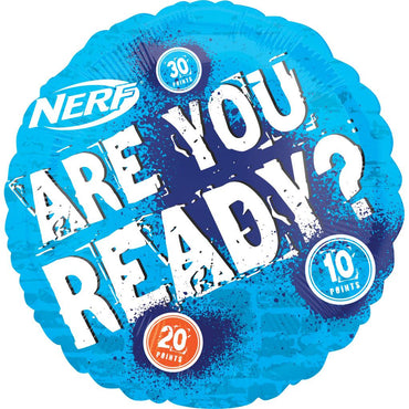 Nerf Foil Balloon 45cm Balloons & Streamers - Party Centre