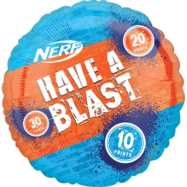 Nerf Target Jumbo Foil Balloon 71cm Balloons & Streamers - Party Centre