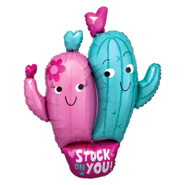 Stuck On you SuperShape Foil Balloon 71x91cm Balloons & Streamers - Party Centre