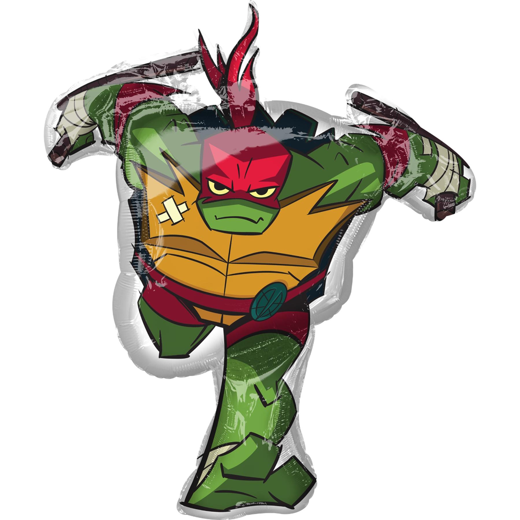 Rise of the TMNT Raphael SuperShape Balloon 73x86cm Balloons & Streamers - Party Centre