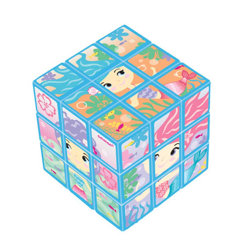 Mermaid Wishes Puzzle Cube Favor 6pcs
