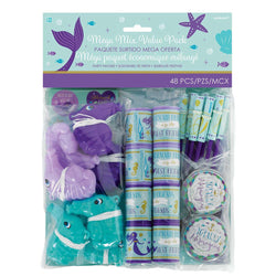 Mermaid Wishes Mega Mix Value Pack Favors 48pcs Party Favors - Party Centre