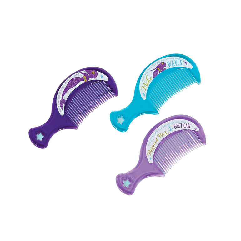 Mermaid Wishes Mini Combs Favors 12pcs Party Favors - Party Centre