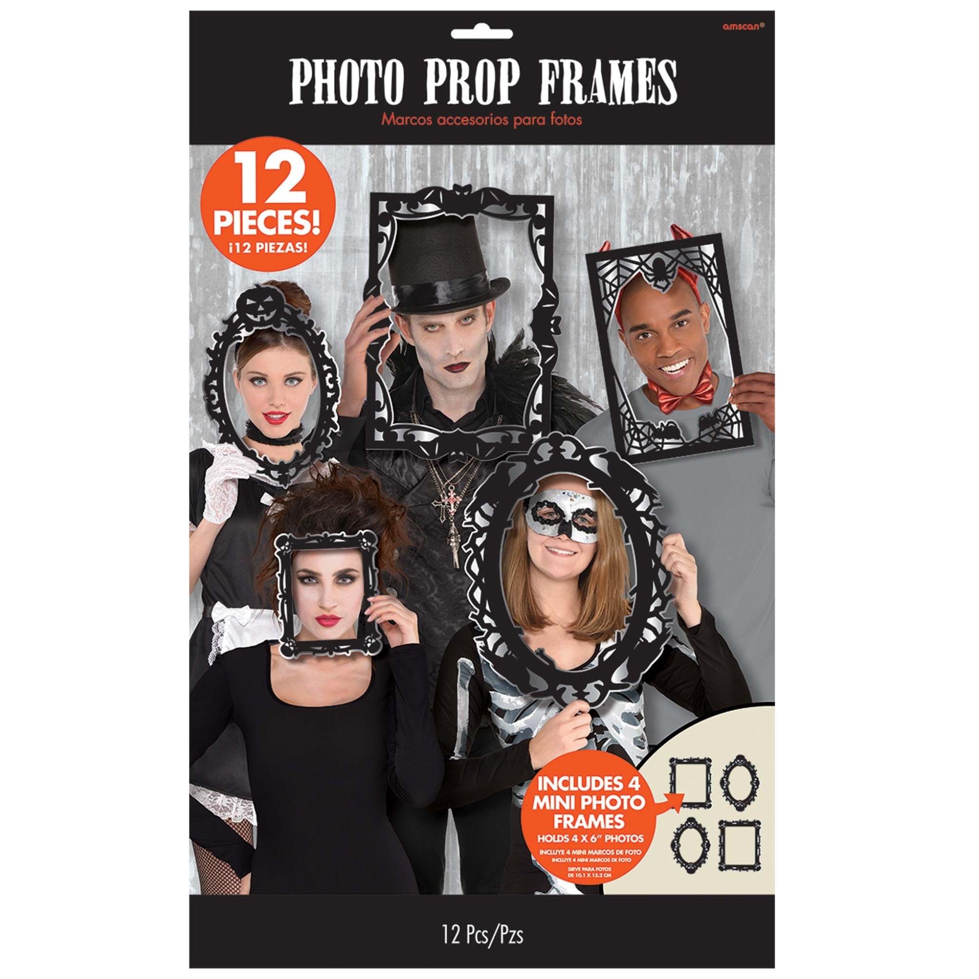 Gothic Photo Booth Frame Props 12pcs Party Accessories - Party Centre