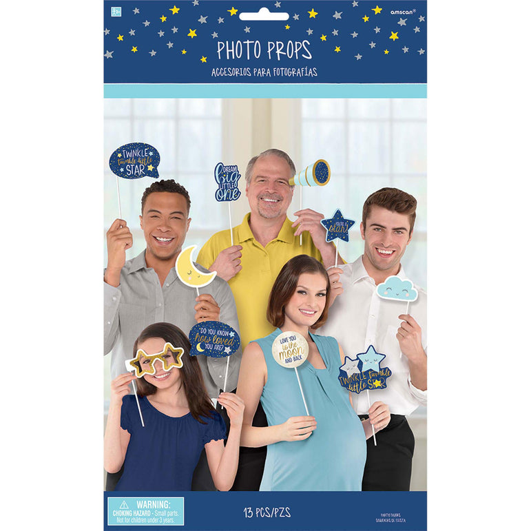 Twinkle Little Star Photo Props 13pcs Party Accessories - Party Centre