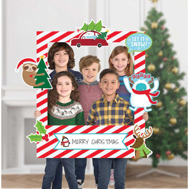 Christmas Giant Customizable Photo Frame Party Accessories - Party Centre