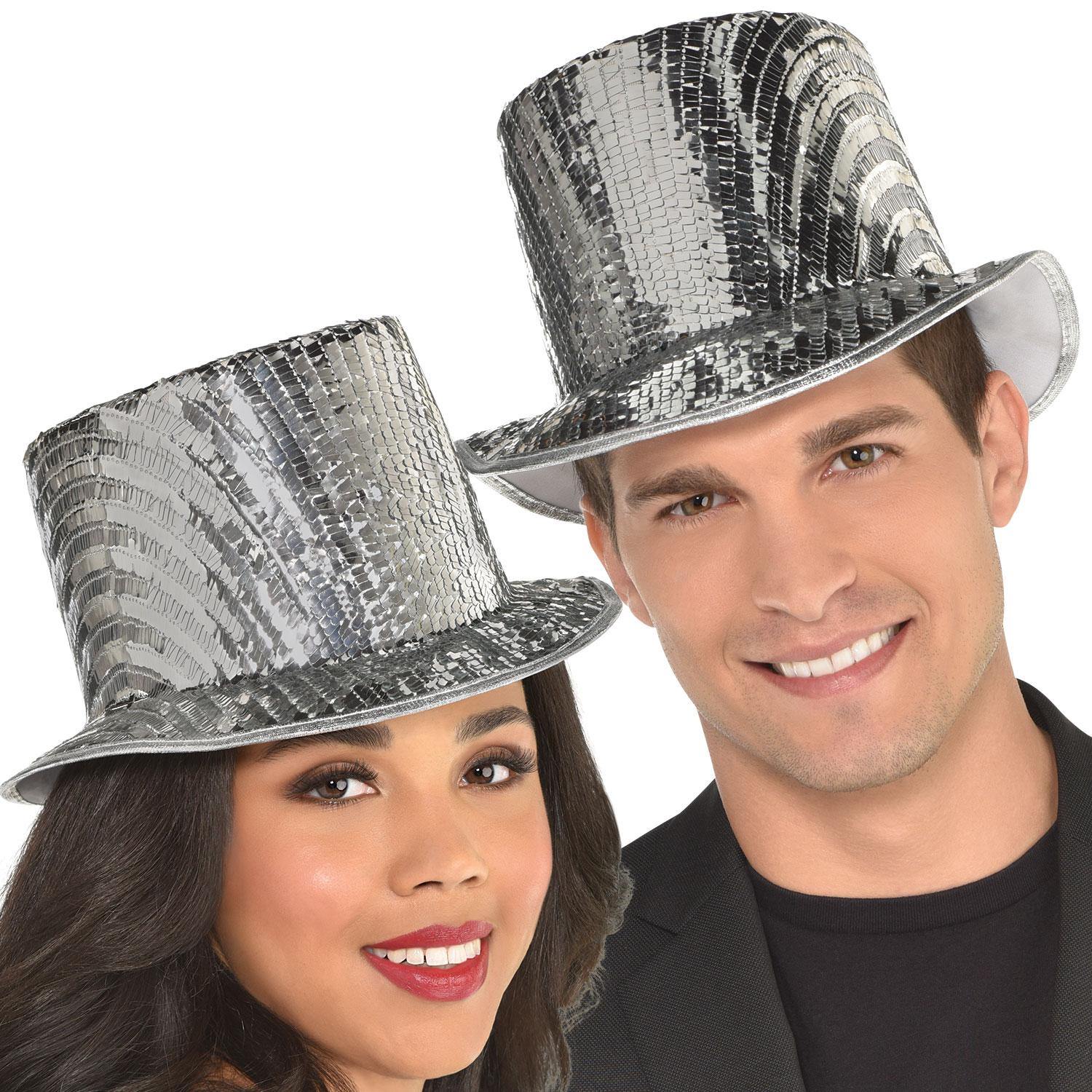 Disco Ball Drop Top Hat Costumes & Apparel - Party Centre