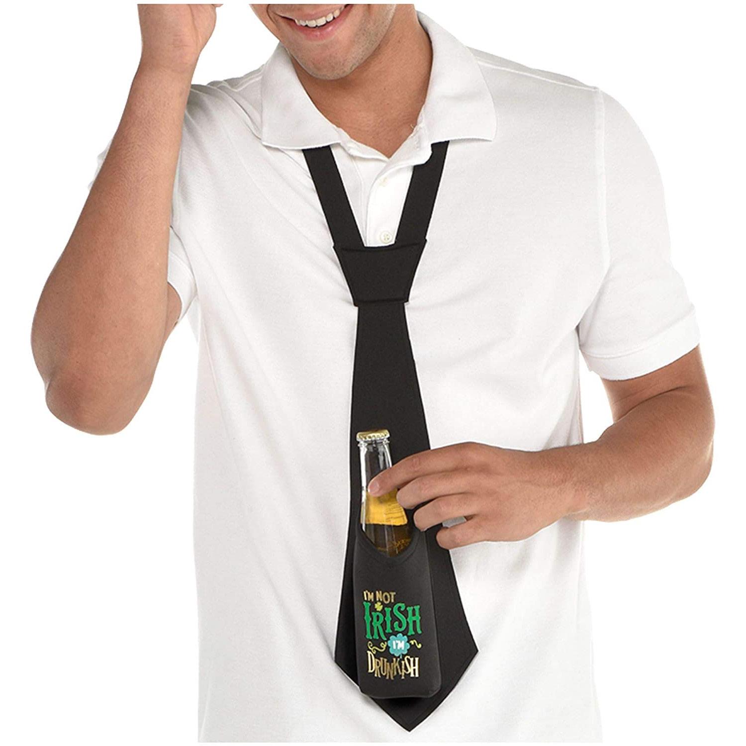 St. Patrick's Day Drinking Tie 20in Party Accessories - Party Centre