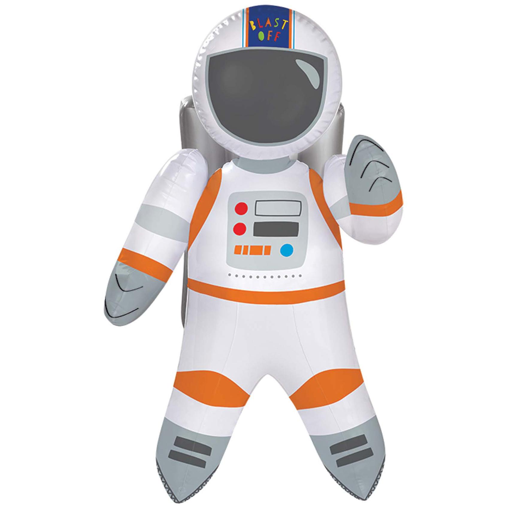Blast Off Birthday Inflatable Astronaut Decorations - Party Centre