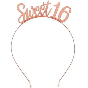 Sixteen Blush Headband Metal