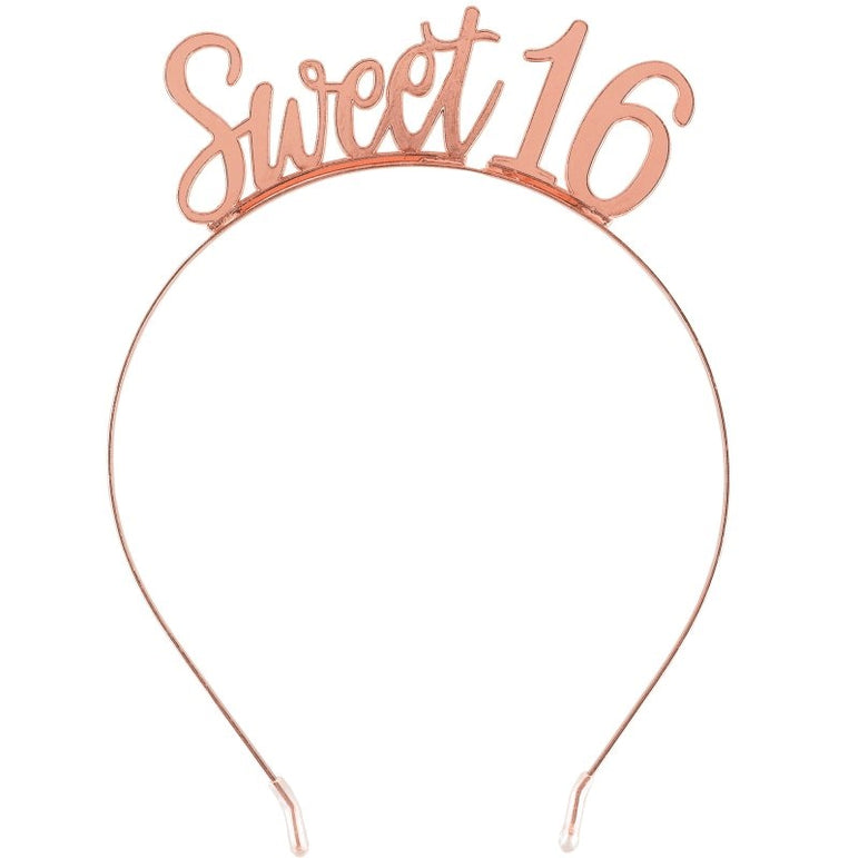 Sixteen Blush Headband Metal